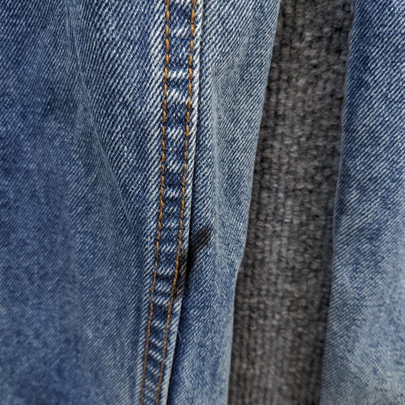 Eddie Domani Men's Straight Leg Jeans Blue 32x32 Stone Wash Denim 5-Pocket - Picture 5 of 13